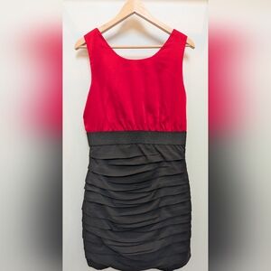 Size 10 Express Red Satin Dress